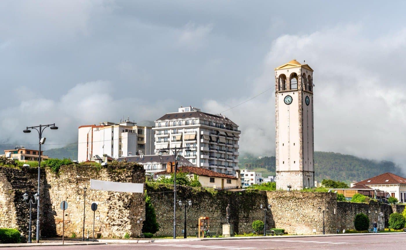 Pontos turísticos na Albânia