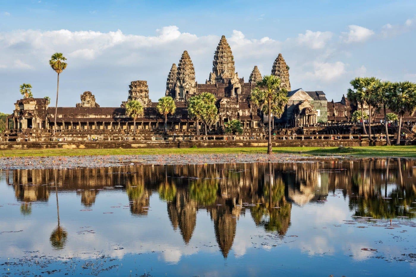 Pontos turísticos no Camboja