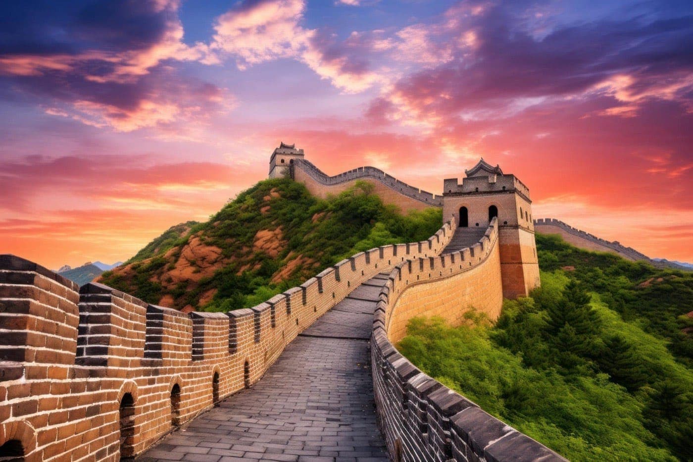 Pontos turísticos na China