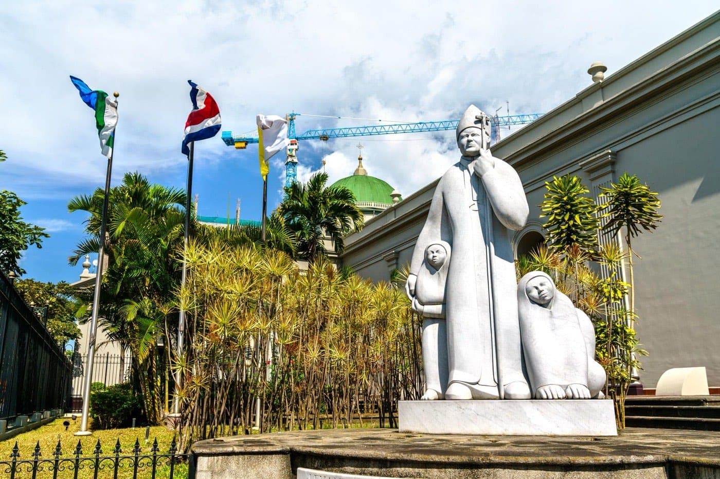 Pontos turísticos na Costa Rica