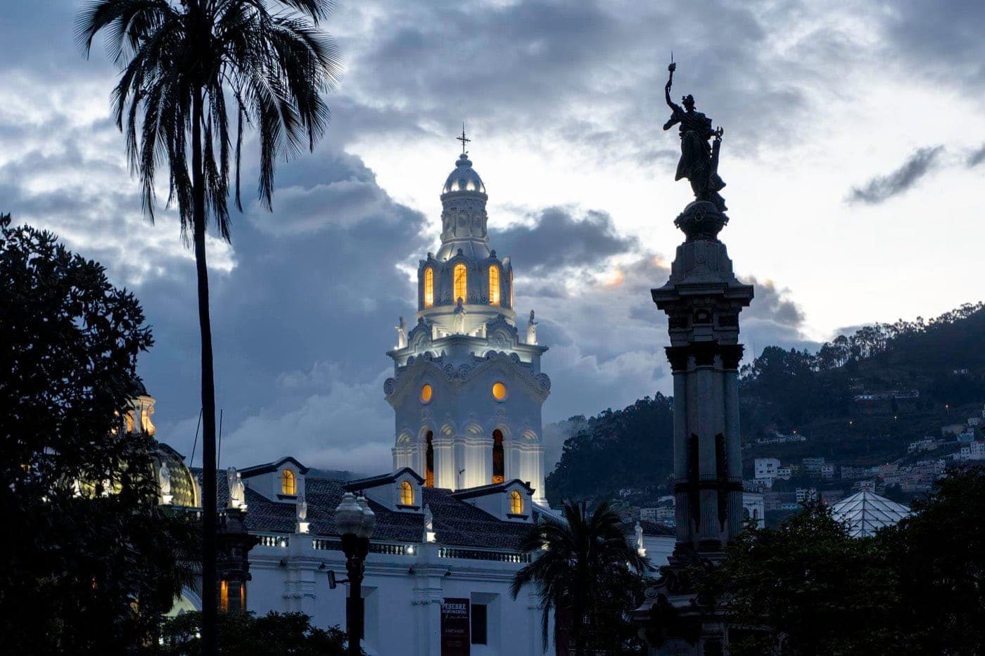 Pontos turísticos no Equador