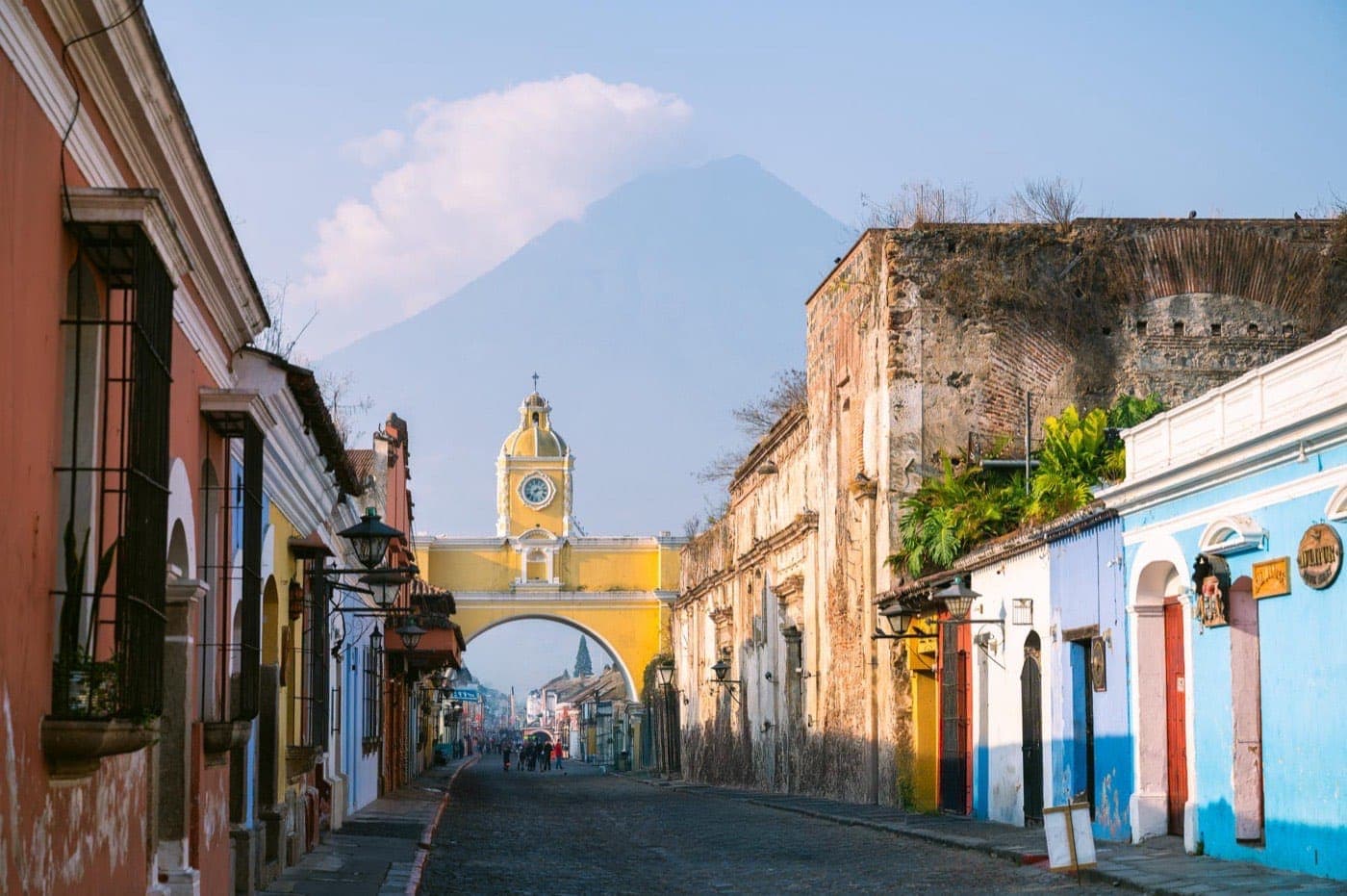 Pontos turísticos na Guatemala