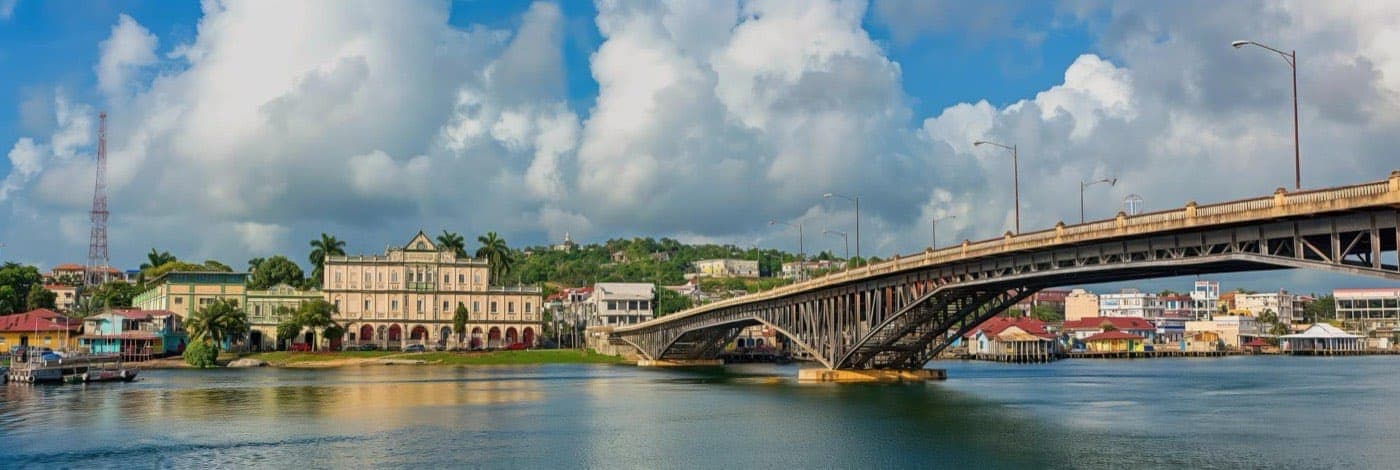 Pontos turísticos na Guiana