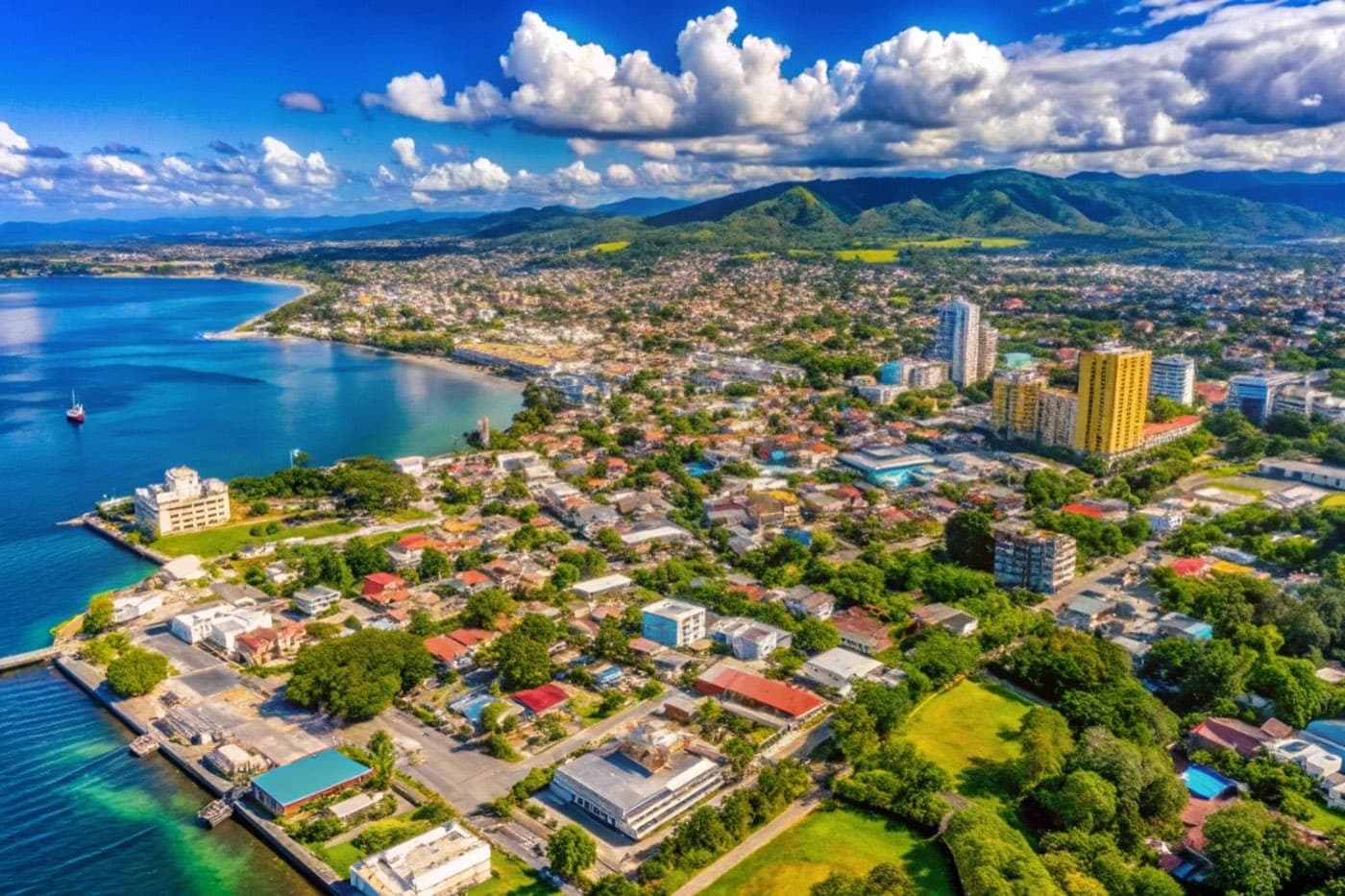 Pontos turísticos na Jamaica