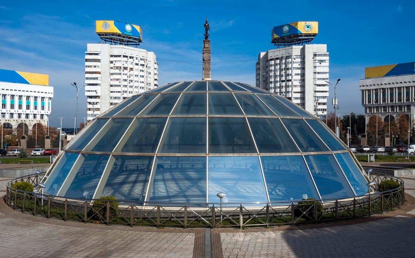 Pontos turísticos no Cazaquistão