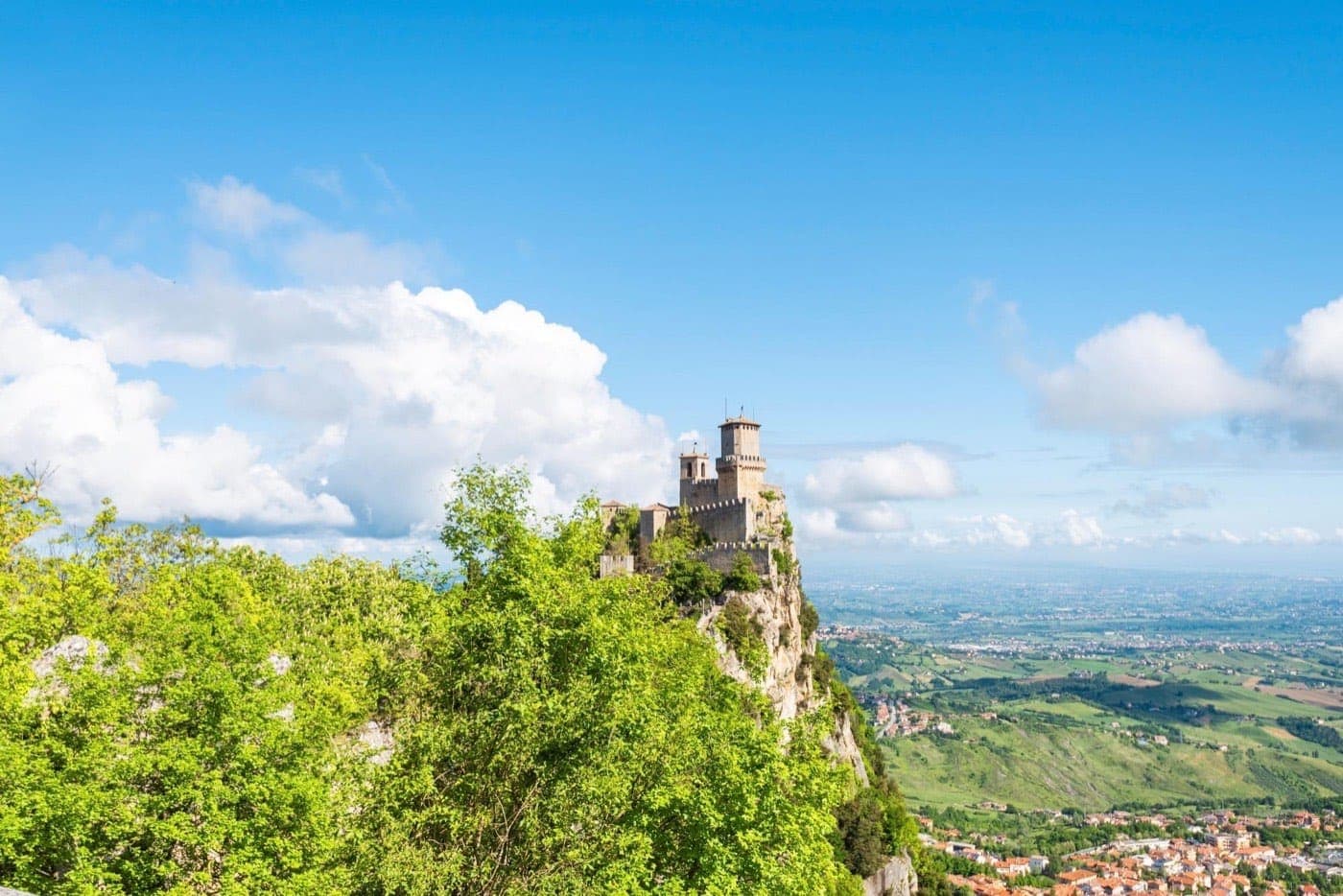 Pontos turísticos em San Marino