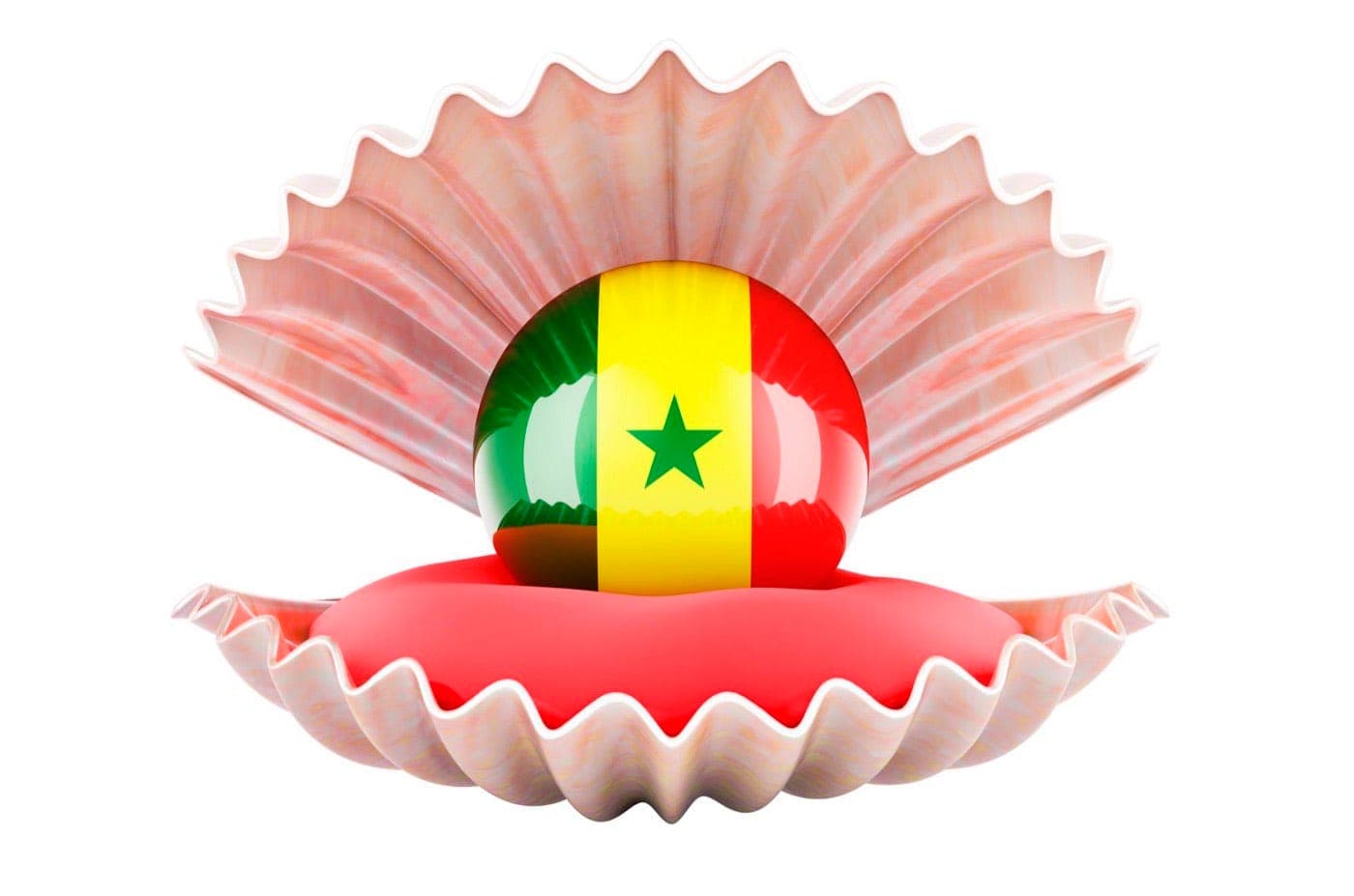 Pontos turísticos no Senegal