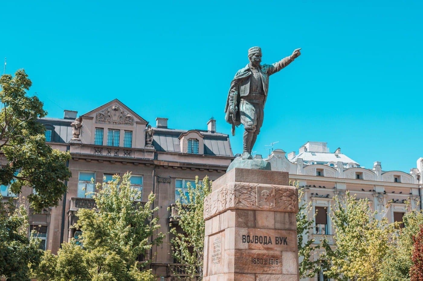 Pontos turísticos na Sérvia