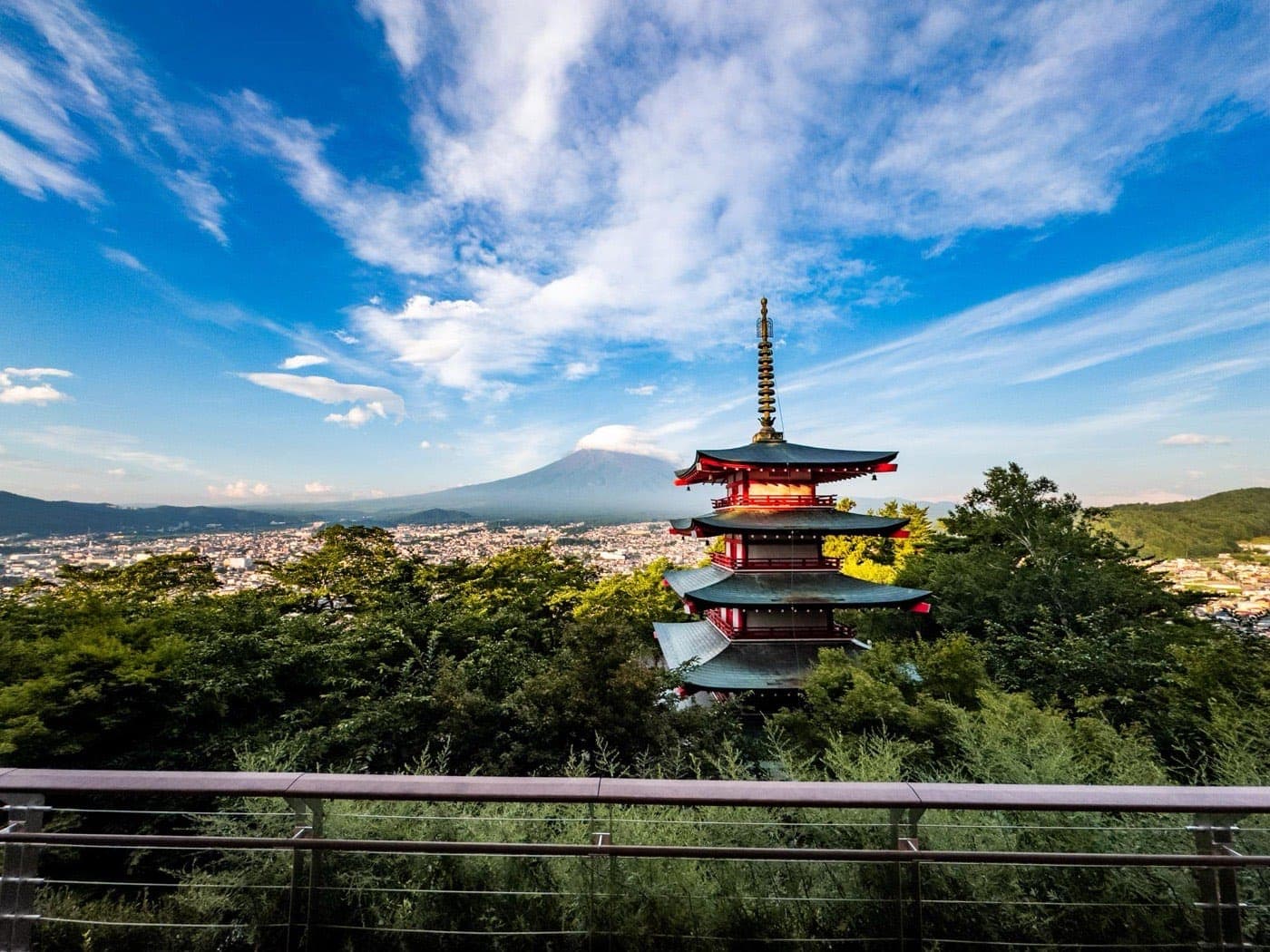 Pontos turísticos no Japão