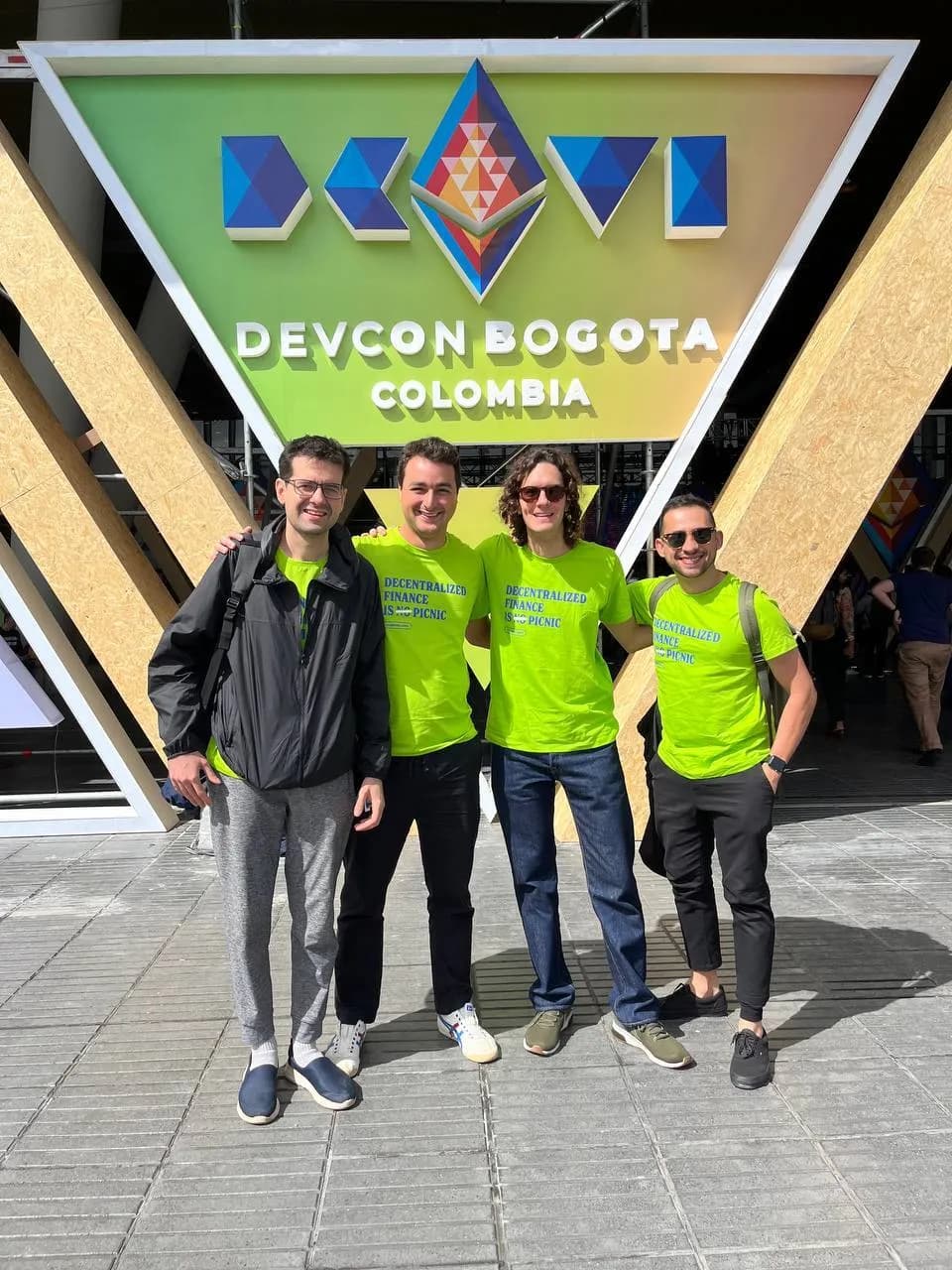 Picnic team at Devcon