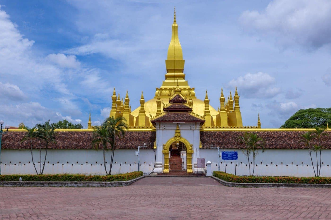Pontos turísticos no Laos