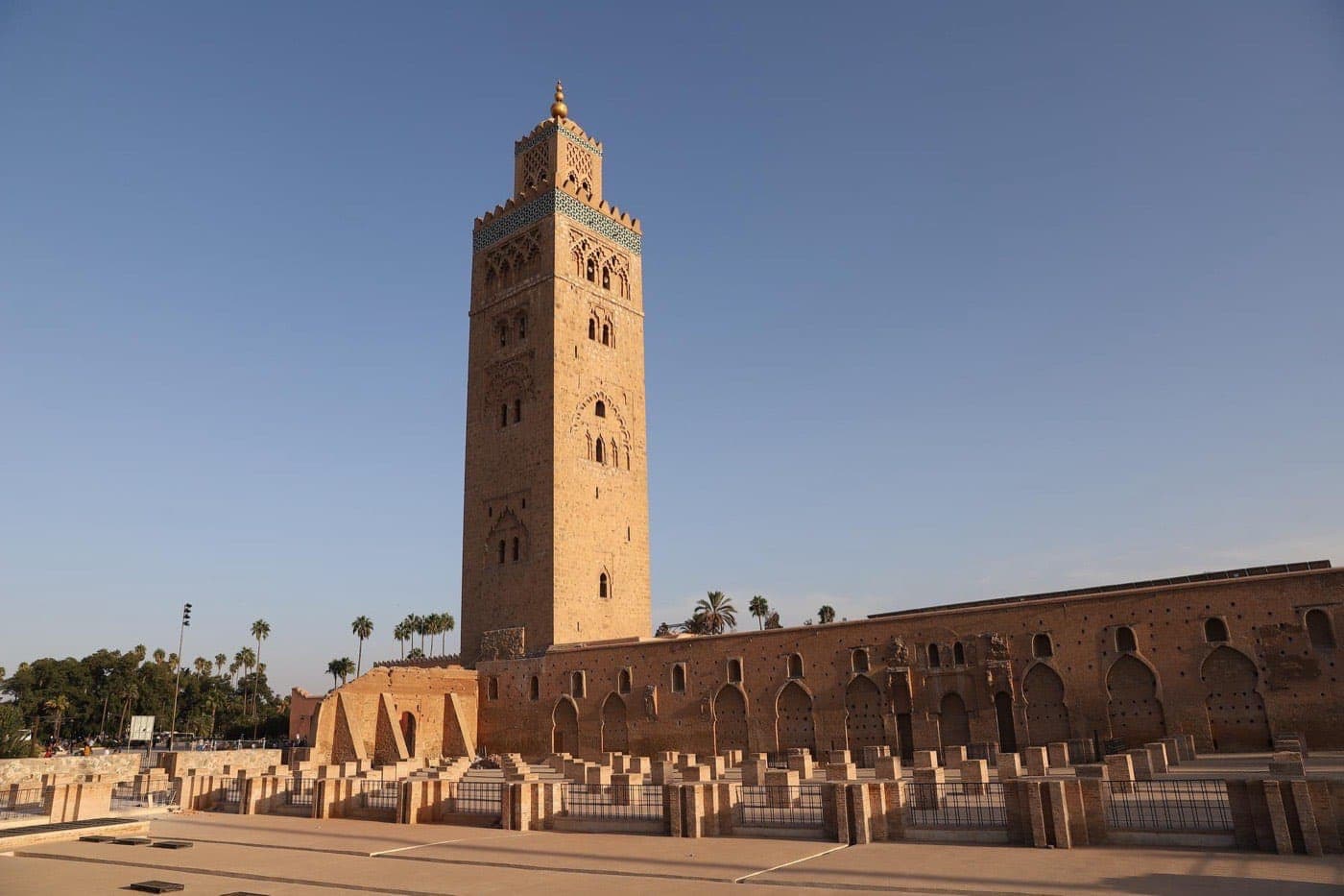 Pontos turísticos no Marrocos